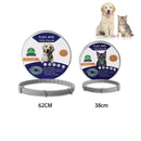 Colar Anti Pulgas e Carrapatos para Cães e Gatos - Colar de 38/62CM para Prevenção de Pulgas e Carrapatos, Eficaz por 8 Meses, Ajustável para Cães Pequenos e Gatos.