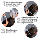 Colar Anti Pulgas e Carrapatos para Cães e Gatos - Colar de 38/62CM para Prevenção de Pulgas e Carrapatos, Eficaz por 8 Meses, Ajustável para Cães Pequenos e Gatos.