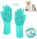 Luvas Magic para Banho de Cães e Gatos com Shampoo
