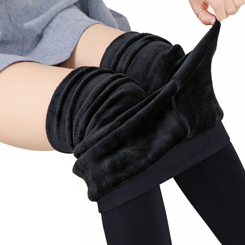 Leggings de Veludo para Mulheres - Proteção contra o frio