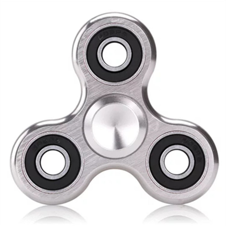 Spinner de Metal Triangular de 70mm, Rolamento R188, Gira por 3-4 Minutos. Brinquedo Antistresse para Crianças.
