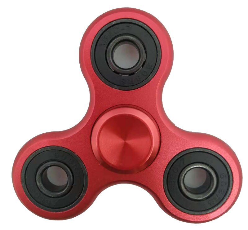 Spinner de Metal Triangular de 70mm, Rolamento R188, Gira por 3-4 Minutos. Brinquedo Antistresse para Crianças.